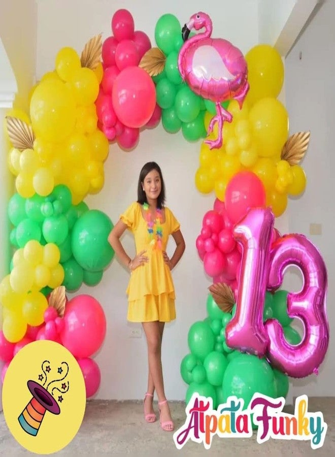 Atpata Funky 1 Number Pink Foil Balloon 40 inch Size Birthday Decoration Items | Happy Birthday Decoration Kit | 1st Year Birthday Party Anniversary Wedding Decorations - Image 3